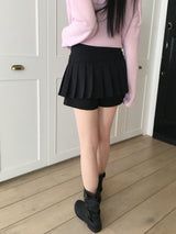 Wicca 2WAYリボンパンツ プリーツミニスカート