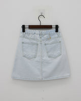 アイスライトブルーミニスカート/no.6176 Ice Light Blue Mini Skirt