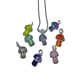 Trippy mushroom necklace.03 (8color)