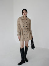 トレンチクロップジャケット / Trench Crop Jacket (3color)