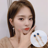 Diamond Petals Piercing - Navy (fromis_9 Nakyung Piercing)
