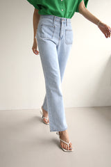 クシオジーンズ / CUSHIO JEANS / STRAIGHT DENIM PANTS