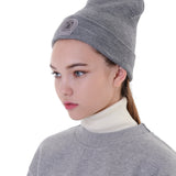 [UNISEX] RIBBED-KNIT BEANIE (Grey) (6655658492022)