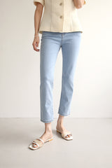 クーリングジーンズ / COOLING JEANS / SPAN SLIM STRAIGHT DENIM PANTS