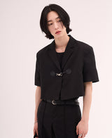 サンダーバックルハーフブレザー / [MADE] Sander Buckle Half Blazer