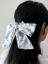 French Etoile Ribbon Scrunchies [Gray]