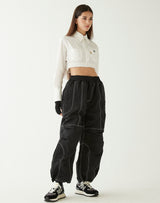 イエロータップクロップシャツ/YELLOW TAP CROP SHIRT WHITE