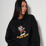 SKELETON MOUSE SWEAT SHIRT BLACK (6612486258806)