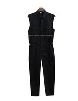 Solid Tone Sleeveless Jumpsuit (6693244895350)