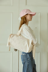 DOUBLE RIBBON TOTE BAG