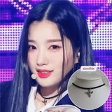 アンティークシルバーエンジェルチョーカーネックレス / Antique Silver Angel Choker Necklace (Street Women Fighter Aiki, Dreamcatcher Sua Choker)