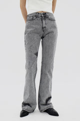 グレーデニムブーツカットパンツ / no.0027 Gray Denim Bootcut Pants