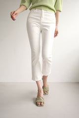 フラットクロップジーンズ / FLAT CROP JEANS / SLIM STRAIGHT PANTS