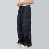 フェードカーゴデニムジーンズ / Fade Cargo Denim Jeans