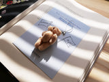 Cosymosy 'Cheer Up' Teddy bear Keyring Card - 5 Color