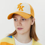 YK アップリケツートーンボールキャップ / YK aplique two tone ball cap