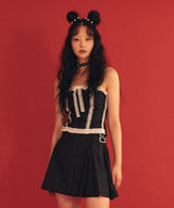 06ウールチェックラップスカート / 0 6 wool check wrap skirt (4579932307574)