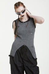 リボンノースリーブトップス / RIBBON SLEEVELESS TOP