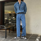 シグフィットデニムシャツ/LMN Sig Loose Fit Denim Shirt (4 colors)