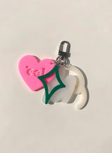 シェープオブコロララブキーリング/Shape of Col's Love Keyring