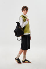 POCKET VINTAGE 2WAY BACKPACK [BLACK]