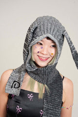 Rabbit Ear Balaclava Muffler(BK)