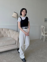 ストレートソフトパンツ / no.1753 Straight Soft Pants (2color)