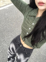 ウェーブプリントデニムパンツ