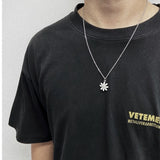 Pearl daisy Necklace (6590329651318)