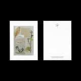 flower collage-post card SET