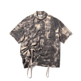 ブリーチダイングストラップシャツ / BLEACH DYEING STRAP SHIRT_BR