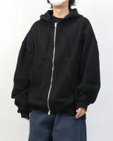 オーバーフィット2Wayフードジップアップ / Overfit 2Way Hood Zip-up 3color