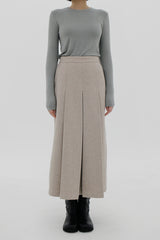 グリースプリーツスカート / Gleise pleated skirt (3color)