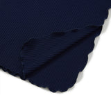 Side-off Midi Skirt [NAVY] (6638398046326)