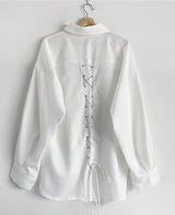 アイレットバルーンシャツ / [BRAND MADE] Savage Eyelet Balloon Shirt 2 color