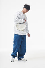 バギーデニムパンツ/MBSRCOPT100 MID90 BAGGY DENIM PANTS DEEPBLUE