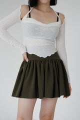 クリスオフショルダーTシャツ / Chris Off Shoulder T-shirt (4color)