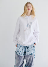 Bロゴパーカー / BSR2223FWPO059 B LOGO HOODIE WHITE