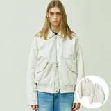 REVERSIBLE CWU-45P FLIGHT BOMBER JACKET CREAM