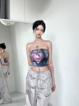 グロッシーピンタックパラシュートパンツ/[High quality] 868. Glossy pintuck para-suit pt (2color)