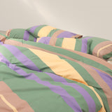 Iris green pillow case