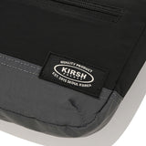 POCKET STRING NYLON MINI CROSS BAG [BLACK]