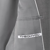 BASIC SINGLE JACKET (GREY)