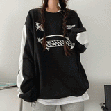 Napping Broken Line Color Sweatshirt
