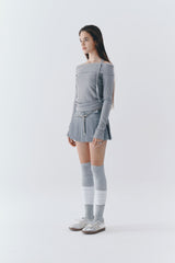 SERENA OFF-SHOULDER KNIT (GREY)