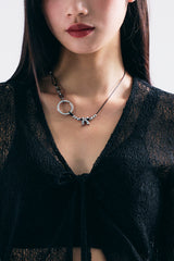 NO.414 RIBBON BOLL NECKLACE 