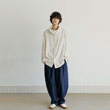 マフラーシャツ / unisex muffler shirts beige