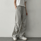 ツーウエストストリングニーピンタックベンダブルパンツ / Two-Waist String Knee Pin Tuck Bendable Pants