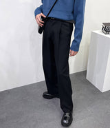 ピンタック ワイド スラックス / SK Pintuck Wide Slacks (3 colors)