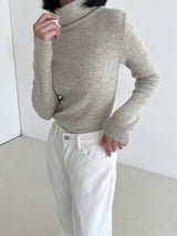 かhしみあウールポーラーニット / Cashmere wool polar knit (8color)